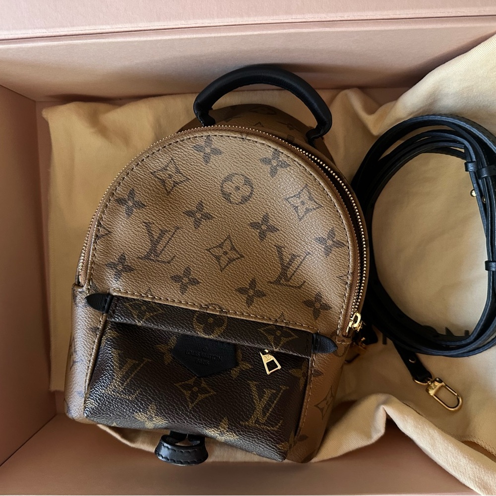 Louis Vuitton Tan and Brown Monogram Backpack